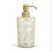 Labrazel White Agate Soap Dispenser, Resin in Yellow | 6.5 H x 3 W x 3 D in | Wayfair 61202-20