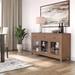 Red Barrel Studio® Cosmopolitan Sideboard Buffet Wood in Brown | 32 H x 54 W x 17 D in | Wayfair 5175C8A26A4149AC8353B596905323A5