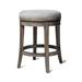 Maven Lane Alexander Backless Counter Stool w/ Fabric Upholstery Wood in Brown | 26 H x 22 W x 19.75 D in | Wayfair ML109213-FCS-RO