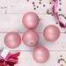 Northlight Seasonal Matte Shatterproof Christmas Ball Ornament Plastic in Pink | Wayfair 31754069