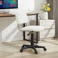 Ebern Designs Lazzell Polyester Task Chair Upholstered in Gray | Wayfair 8AFA0866BF274871B09A761829F3568E