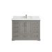 Wildon Home® Esin 48" Single Bathroom Vanity Set Quartz Top, Solid Wood in Brown/Gray | 36 H x 48 W x 22 D in | Wayfair