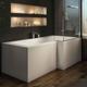 Synergy Berg 1500Mm Right Hand L Shaped Bath