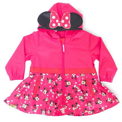 Western Chief Girls' Minnie Love Raincoat (Size 3T) Pink, Synthetic