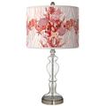 Corallium Giclee Apothecary Clear Glass Table Lamp