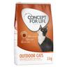 2 x 10 kg / 3 x 3 kg Concept for Life zum Sonderpreis! - Outdoor Cats (3 x 3 kg)