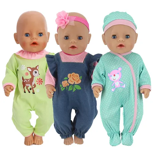 Neue Mode Kleid Für 17 Zoll Baby Reborn Puppe 43cm Neue Geboren Baby Puppe Kleidung