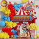 1 Satz Karneval Zirkus Bogen Girlande Kit Ballon gelb rot blau Ballon Girlande Spielzeug Kind Party