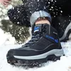 Marke Männer Winter Schnee Stiefel Wasserdichte Turnschuhe Plüsch Warme High Top herren Stiefel Outdoor Männlichen Wandern Boot Schuh Größe 39-47