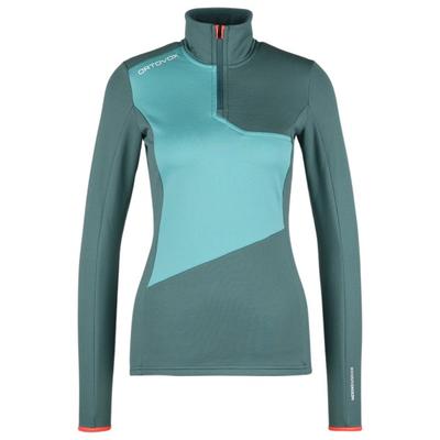 Ortovox - Women's Fleece Light Zip Neck - Fleecepullover Gr S türkis Image