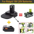 Adaptateur de batterie au lithium Ridgid AEG 18V vers Ryobi ONE + outils sans fil nouveau outils
