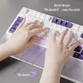 250-500-poignet en acrylique transparent pour clavier d'ordinateur aide-poignet ergonomique pour