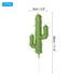2Pcs 11"x4" Faux Cactus Artificial Succulents Plants Unpotted Cactus Decor - Green