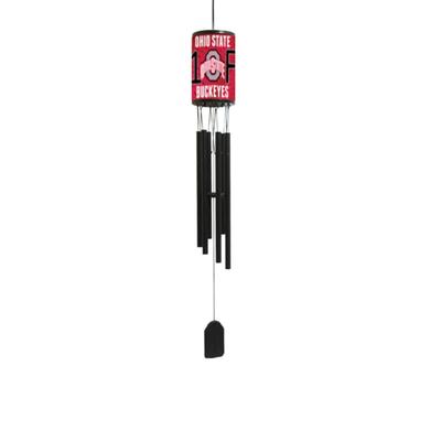 NCAA Wind Chime, #1 Fan with Team Logo, Ohio State Buckeyes