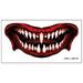 Tarmeek Fall Decor Halloween Decorations Indoor Outdoor 2023 New Halloween Prank Makeup Temporary Halloween Clown Horror Mouth Stickers Removable And Realistic Temporary Kit Halloween Makeup Props