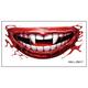 Tarmeek Fall Decor Halloween Decorations Indoor Outdoor 2023 New Halloween Prank Makeup Temporary Halloween Clown Horror Mouth Stickers Removable And Realistic Temporary Kit Halloween Makeup Props