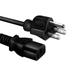 Omilik 5ft/1.5mAC IN Power Cord Outlet Socket Cable Plug Lead for Chauvet Intimidator Spot 100 IRC DJ Lighting Compact Moving Head 10W LED Light