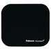 Fellowes 5933901 Mouse Pad w/Microban Nonskid Base 9 x 8 Black (FEL5933901) 8 x 9 x 0.1