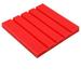 MSJUHEG Peel And Stick Wallpaper Wall Art Acoustic Foam Panel Sound Stop Absorption Sponge Studio Ktv Soundproof Wall Decor Red