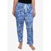 Plus Size Women's Mickey Mouse & Friends Plush Pajama Pants by Disney in Blue (Size 5X (30-32))