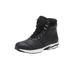Extra Wide Width Men's Sneaker boots by KingSize in Black (Size 12 EW)