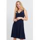 Jerseykleid FRANSA "Fransa FRAMDOT 3 Dress - 20609229" Gr. s, US-Größen, blau (navy blazer) Damen Kleider Freizeitkleider