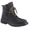 Winterboots JOSEF SEIBEL "ADELBODEN", Herren, Gr. 45, schwarz, Nubukleder, klassisch, Schuhe, mit gepolstertem Schaftrand