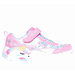 Skechers Girl's S-Lights: Unicorn Dreams - Wishful Magic Sneaker | Size 11.5 | Pink/Turquoise | Textile/Synthetic