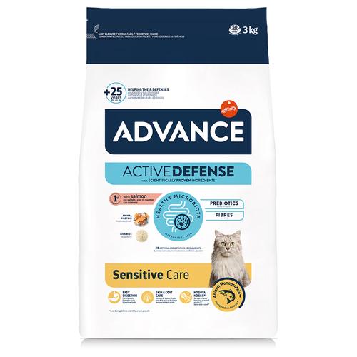 2x 3kg Advance Sensitive Lachs & Reis Katzenfutter trocken