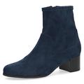 CAPRICE Damen Stiefeletten mit Absatz Climotion Elegant Kleiner Absatz Weite G Vegan, Blau (Ocean Stretch), 41 EU