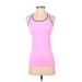 Victoria Sport Active T-Shirt: Pink Print Activewear - Women's Size X-Small