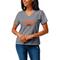 Women's League Collegiate Wear Heather Gray Oklahoma State Cowboys Intramural Boyfriend Tri-Blend V-Neck T-Shirt