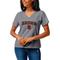 Women's League Collegiate Wear Heather Gray Brown Bears Intramural Boyfriend Tri-Blend V-Neck T-Shirt