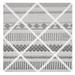 Grey Boho Tribal Jacquard Wall Mounted Photo Memo Board by Sweet Jojo Designs Fabric in White | 13 H x 13 W x 0.5 D in | Wayfair
