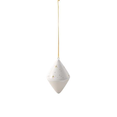 like. by Villeroy & Boch Ornament Doppelkegel Winter Glow Länge 5 x Breite Höhe 7,6 cm Image