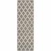 Gray 96 x 31 x 0.24 in Area Rug - Winston Porter Hunfredo Modern Geometric Moroccan Trellis Machine Woven Indoor Area Rug | Wayfair
