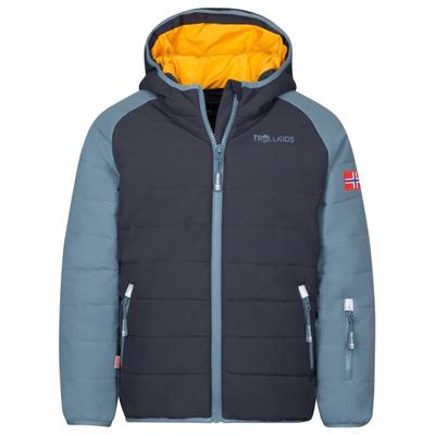 Trollkids - Kid's Hafjell Snow Jacket Pro - Skijacke Gr 128 grau/blau Image