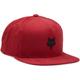 FOX Head Bouchon Snapback, rouge