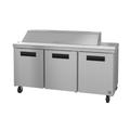 Hoshizaki SR72B-16 72" Sandwich/Salad Prep Table w/ Refrigerated Base, 115v, Steelheart Series, Stainless Steel