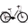 E-Bike SAXONETTE "Premium Sport (Wave)" E-Bikes Gr. 45 cm, 28 Zoll (71,12 cm), weiß E-Bikes