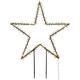 LED Stern STAR-MAX "Weihnachtsstern, Weihnachtsdeko" Lampen Gr. Ø 60 cm, schwarz Dekofiguren