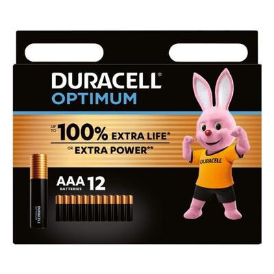 12er-Pack Batterien »Optimum« Micro / AAA, Duracell