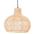 Suspension boule en rotin 35x30