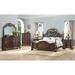 New Classic Furniture Correy Madeira 4-Piece Bedroom Set with Nightstand
