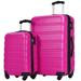 Hard Case Expandable Spinner Wheels 2 Piece Luggage Set ABS Lightweight Suitcase Carry on Suitcase Airline Approved