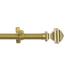 Buono II Bach Adjustable Window Curtain Rod, Gold, 28-48 Inches