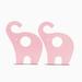 Leoyoubei Steel Book Racks Cute Elephant Art bookends Desk Accessories & Workspace Organizers Kids