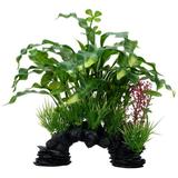 Fluval Aqualife Curly Aponogeton Plant Mix Plastic Aquarium Plant Decoration