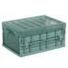 Dainzusyful Closet Organizers And Storage Storage Bins With Lids Plastic Folding Storage Container Basket Crate Box Stack Foldable Organizer Box Organization And Storage Storage Bins