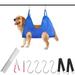 Cat and Dog Grooming Hammock Cat and Dog Grooming Supplies - blue